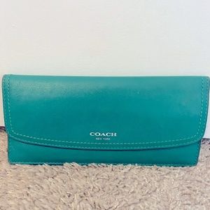 Coach slim wallet- great condition!